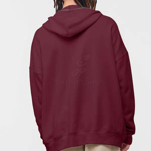 Low Moq High Quality Full Face Zipper Hoodie Hombres Ropa Wear Full Face Zipper Hoodie - Product Image 4