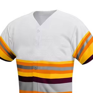 Nuevos Conjuntos de Uniformes de Béisbol Personalizados de Alta Calidad Hechos a Medida 100% Poliéster Ropa de Béisbol y Sóftbol de Secado Rápido y Transpirable - Product Image 5