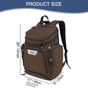 Sac à dos de sport personnalisé de haute qualité, antivol, pour le basketball ou le football, avec fermeture à glissière, faible MOQ offert - Product Image 3