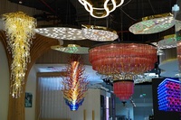 Lustres de luxe modernes Appliques murales décoratives Ovale artistique Long pour bureau à domicile moderne EAU KSA Qatar Koweït Bahreïn Oman