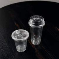Vente en gros de gobelets en plastique PP transparents à paroi simple QUANG QUAN 95 mm, écologiques, jetables, avec logo personnalisé, multi-usages, pour boissons froides