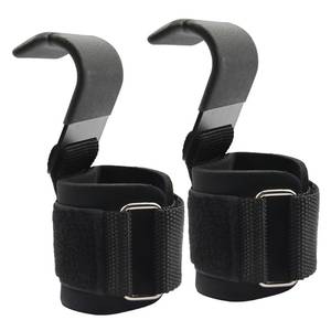 <b>Lifting</b> Hooks for <b>Weight</b> <b>Lifting</b> | Hook <b>Grips</b> with Wrist Wraps & Straps for Powerlifting Weightlifting <b>Grip</b> & Wrist Support - Product Image 1