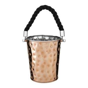 Cubo de hielo de metal artístico moderno con estilo decorativo perfecto para bares, banquetes y reuniones contemporáneas - Product Image 3