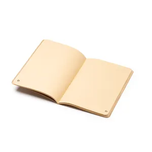 Quaderno Promozionale Ecologico A5 in Materiale Riciclato Color Nocciola - Product Image 4