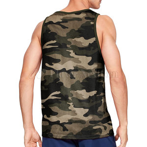 Débardeur de gym grande taille pour hommes design avec logo personnalisé style tricoté, respirant et décontracté meilleur matériau vente à chaud - Product Image 3