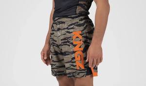 กางเกงขาสั้นออกกำลังกายผู้ชาย รุ่น High Street ปี 2026 เอวยางยืด ลายพิมพ์สุดฮิต สำหรับ BJJ MMA ยิวยิตสู โนกิ กราปลิง ผลิตจากโพลีเอสเตอร์ 100% - Product Image 2