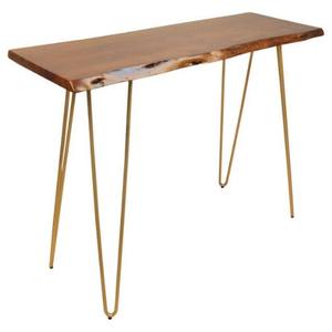 Geometric Z Frame Console <b>Table</b> <b>Glass</b> and Wood Multi Level <b>Shelves</b> Modern Home Decor Artistic Edition - Product Image 5