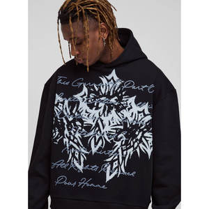 Recién llegado, Sudadera con capucha personalizada ligera para hombre, sudadera pulóver de alta calidad con impresión de logotipo y opciones de talla grande - Product Image 3