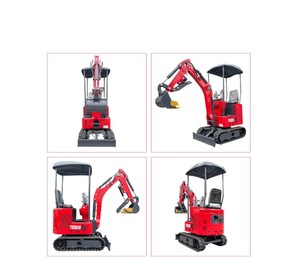 Nouveautés en promotion ! Mini-excavatrice TERROR-ONEST0RM de 1 tonne avec auvent, refroidisseur d'huile hydraulique et pince de préhension - Product Image 6