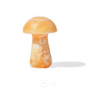 เครื่องมือนวดขัดถูร่างกายกัวซาสีส้มเห็ดคริสตัลธรรมชาติสำหรับพลอยบนใบหน้างานฝีมือคริสตัลอื่นๆ - Product Image 1