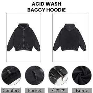 OEM Oversized Thick and Warm Hoodie for Winter Custom Printing Available for Streetwear Hip Hop Sportswear Breathable Feature - Product Image 3