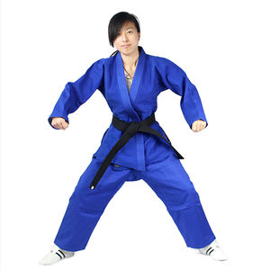 Traje de Karate de algodón unisex, diseño personalizado de fábrica, venta al por mayor, artes marciales para uniforme de todos los géneros, pantalones cortos de estilo Kung Fu BJJ Gi MMA - Product Image 4