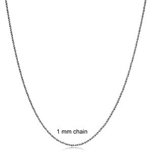 Cadena torcida de Plata de Ley 925 para mujer, joyería hecha a mano - Product Image 2