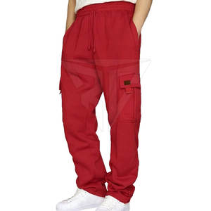 Best Quality Custom <b>Men's</b> <b>Baggy</b> Cotton Polyester <b>Trouser</b> Mid Waist Casual Style Fleece Breathable Outdoor Wear Straight OEM - Product Image 1
