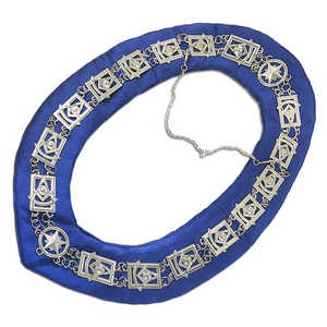 Prix raisonnable Collier maçonnique Maçonnique Regalia Chaîne Collier Gratuit Mason Blue Lodge Officiers Chaîne Collier - Product Image 1