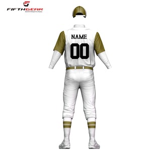 Vêtements de baseball personnalisés imprimés par transfert de chaleur Nouveau design Ensemble de vêtements de sport à séchage rapide antibactérien respirant - Product Image 2