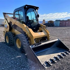 Maquinaria de construcción compacta, cargadora de dirección deslizante CAT resistente a la venta, MINICARGADORA DE dirección deslizante con ruedas - Product Image 5