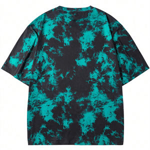 T-shirts à manches courtes Tie Dye pour hommes pour l'été Coupe ample sur mesure T-shirts Tie Dye de haute qualité pour hommes à vendre - Product Image 2