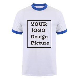 เสื้อยืดสำหรับผู้ชายเสื้อผ้าแฟชั่นแขนสั้นผ้าฝ้าย100% ขนาดใหญ่พิเศษออกแบบโลโก้ได้ตามต้องการ - Product Image 5