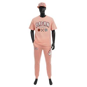 เสื้อยืดผู้ชาย ชุด 2 ชิ้น ผ้าคอตตอนเจอร์ซีย์คุณภาพสูง 180 GSM เนื้อผ้านุ่ม สีพีช รับสกรีนโลโก้ ชุด 2 ชิ้น สำหรับผู้ชาย - Product Image 1