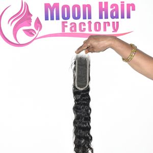 Extensiones de Cabello Humano de Templo Indio de la Mejor Calidad, Cierre HD, Ondulado, Textura Suave y Sedosa, Largo y Grueso, Disponible para la Venta por Exportación - Product Image 5