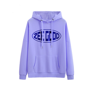 Nuevo diseño de ropa de calle de Invierno para mujer, sudaderas con capucha y sudaderas de talla grande para mujer, sudaderas con capucha estampadas de punto sólido informal para mujer - Product Image 1