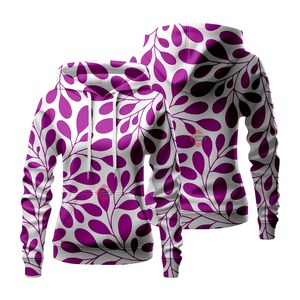 เสื้อฮู้ดสวมหัวผ้าฝ้าย100% ของผู้หญิงเสื้อสเวตเชิ้ตพิมพ์ลายซับลิเมชันสำหรับฤดูใบไม้ร่วงฤดูหนาวแฟชั่นใหม่ - Product Image 1