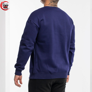 เสื้อคอลูกเรือแบบวินเทจสำหรับผู้ชายทรงเข้ารูปสไตล์สตรีทแวร์ผ้าขนแกะสำหรับฤดูหนาวออกแบบได้ตามต้องการ - Product Image 2