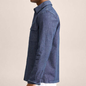 Camisas para Hombre Antiarrugas con Estampado de Tela de Punto, Manga Larga, Invierno, Casual, a la Moda - Product Image 4