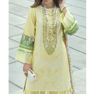 Collection de pelouses d'été pakistanaises de qualité supérieure pour femmes Robe Salwar Kameez pour femmes de qualité supérieure pour l'été pour femmes - Product Image 6