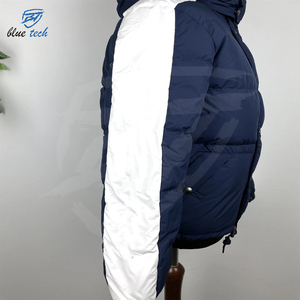 <b>Men's</b> Puffer <b>Jacket</b> 2025 <b>Winter</b> Hooded Front Logo <b>Waterproof</b> Knitted Casual - Product Image 4