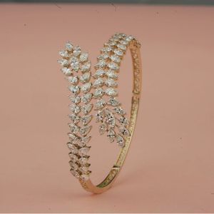 Bracelet élégant en diamant de laboratoire de 10,34 carats, taille brillant, or rose, argent, certifié IGI, pour femme, Swaroop Diamond - Product Image 3