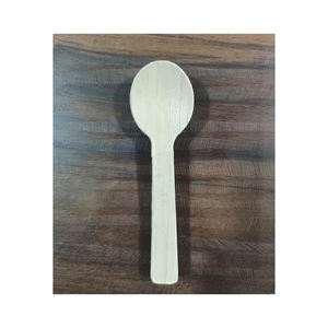 Vente en gros de couverts jetables écologiques biodégradables en feuille de palmier petites cuillères en bois compostables pour les mariages et les fêtes Desserts - Product Image 5