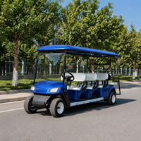 Voiturette de golf électrique 8 places UCJD-DH-16, luxe, pour hôtel, parcours de golf et usage commercial