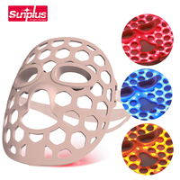 Masque de luminothérapie LED rouge pour le visage et le cou, 800 LED, acceptant les commandes OEM, pour la thérapie capillaire et cutanée, fabriqué en Chine