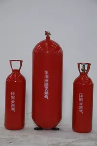 High Pressure CNG Bottle Tank Gas Station CNG Cylinder CNG For Car Carbon Steel YA 300bar 200bar 7mm 705-1485mm 325/356mm CN SHN