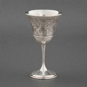 Cáliz sagrado BlessedBloom, copa de vino de comunión de latón antiguo, Copa Vintage hecha a mano para iglesia y ceremonias espirituales - Product Image 2