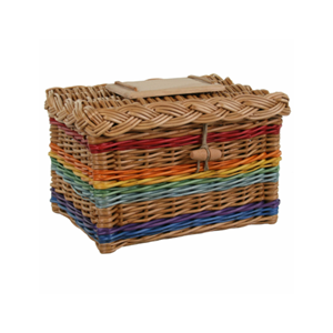 Urnas de cremación de mascotas de ratán natural, precio barato, respetuosas con el medio ambiente, 100%, urna biodegradable de mano de fábrica de Vietnam - Product Image 2