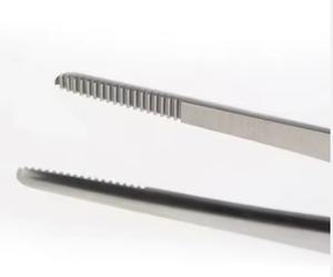 Pinzas de Disección Hemostáticas Profesionales de Alta Calidad, 90 Grados, Dentadas, Mandíbula de 23 mm, Punta de 1.8 mm, 16 cm - Product Image 2