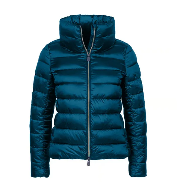 Veste pour dames avec logo marin matelassé à séchage rapide et isolant thermique et OEM multicolore