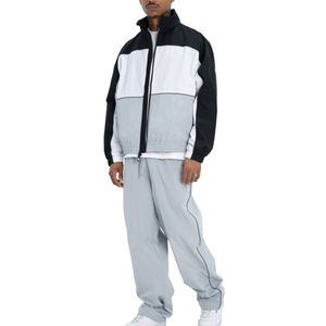 Conjunto Deportivo Personalizado, Pantalones Deportivos, Chaqueta Cortavientos, Ropa Deportiva Urbana, Chaqueta con Cremallera y Pantalones para Hombre - Product Image 1