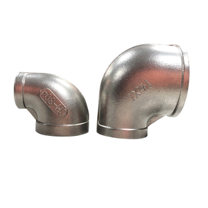 Filetage d'acier inoxydable à 90 degrés haute performance réduisant le coude Diverses techniques de coulée Logo personnalisé Emballage lisse pour - Product Image 5