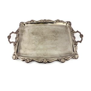 Nouvel arrivage Plateaux en métal et aluminium de conception classique Taille personnalisée Forme Couleur Plateau de service Utilisations dans la cuisine à domicile - Product Image 1