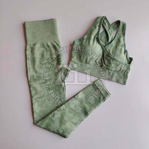 Best Selling <b>Women's</b> Plus Size Summer Yoga <b>Set</b> Lightweight Eco-Friendly Design with Solid Pattern Stylish Sustainable Wholesale - Product Image 6