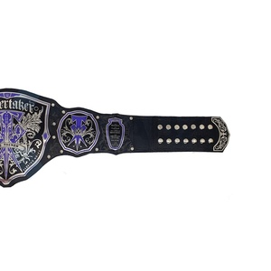 2025 Personnalisé World Heavyweight Wrestling Universel Championnat Ceintures Zinc Métal Undertaker Legacy Bracelet En Cuir Adulte - Product Image 3