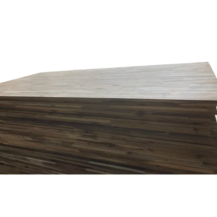 Acacia Finger Joint Board Wood Cutting Boards Using For Indoor Decorative Facilities Furniture From Viet Nam Manufacturer