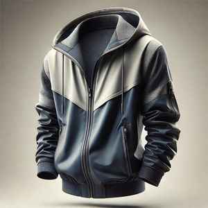 แจ็กเก็ตกันน้ำระบายอากาศได้ดีของผู้ชายเสื้อแจ็กเก็ตกันน้ำ100% โพลีเอสเตอร์ระบายอากาศได้กระดุมสองแถว - Product Image 3