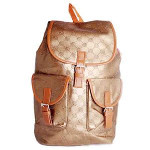 Women's <b>Backpack</b> (ZH-9) - <b>Brown</b> - Product Image 1