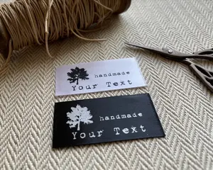 High Quality Custom Woven Fabric <b>Labels</b> for Clothing <b>Shoes</b> and Bags-High Density Garment Ne <b>Labels</b> - Product Image 4