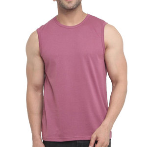 T-shirts sans manches pour hommes, tendance et best-sellers, écologiques, séchage rapide, respirants, en polaire polyester/coton, style streetwear, prix bas - Product Image 1